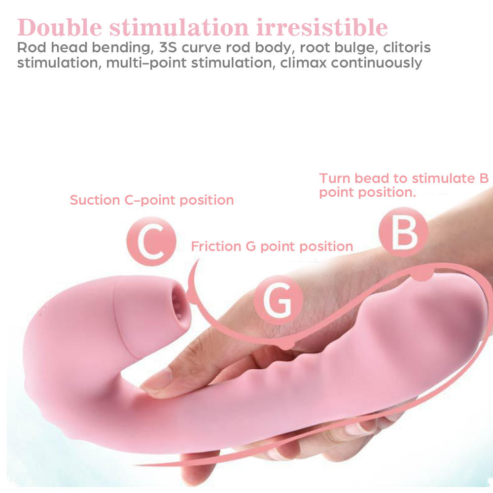 7 Frequency Heating Nipple Vagina Sucking Vibrator Rotating Ball G Spot Massager Sex Toys (2)