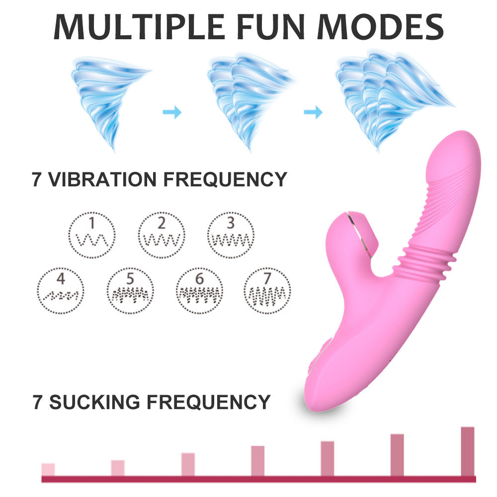 Amazon Hot Selling Women Vagina Sucking G spot Clitoris Massager Dildo Vibrator (3)
