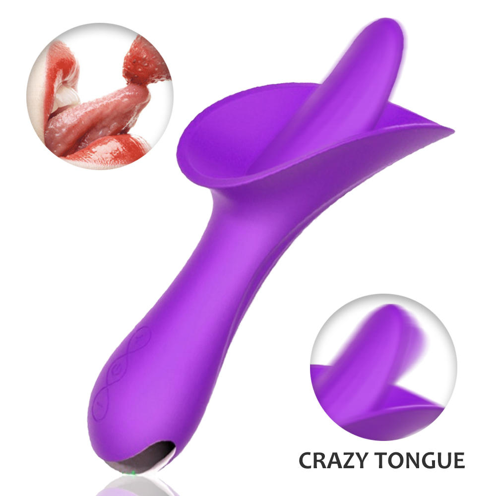 Amazon Tongue Clitoris Massage Silicone Sex Toys G Spot Vibrator Adult Sex Toys Female (1)