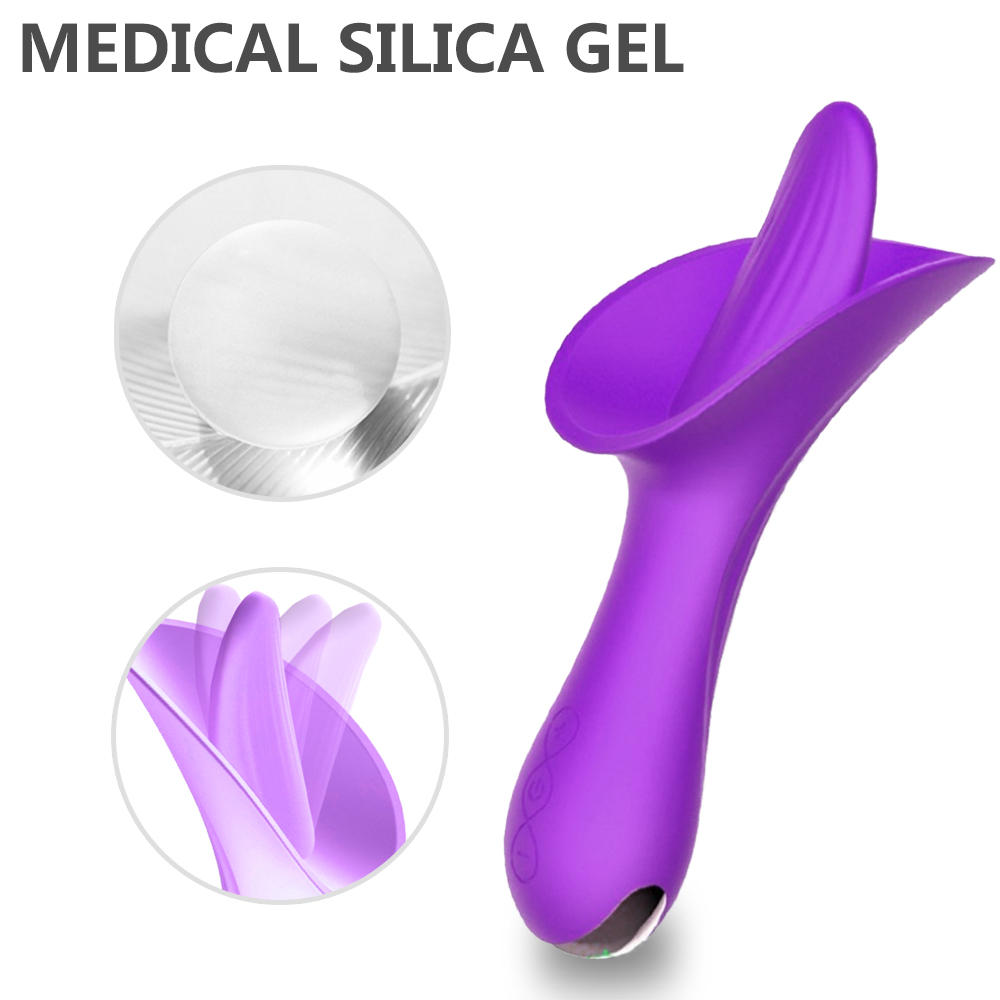 Amazon Tongue Clitoris Massage Silicone Sex Toys G Spot Vibrator Adult Sex Toys Female (8)
