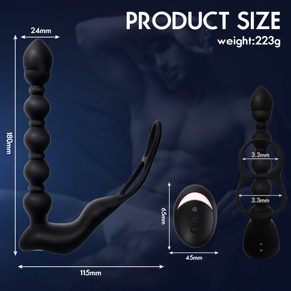 Anal Plug Vibrator Silicone Bullet Vibration Butt Plug Sex Toys Prostate Massage Adult Sex Toy For Couples Men (7)