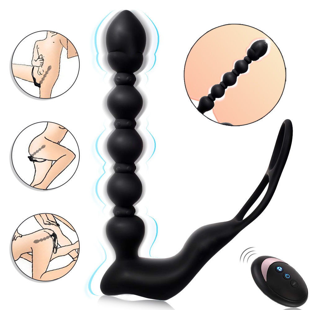 Anal Plug Vibrator Silicone Bullet Vibration Butt Plug Sex Toys Prostate Massage Adult Sex Toy For Couples Men (8)
