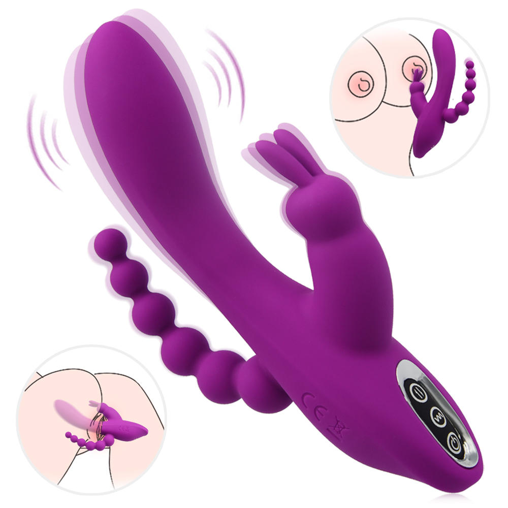 Hot Selling Amazon Silicone Dildo 7 Speeds Vibration Vibrating Dildo Rabbit Vibrator Dildo Vagina Toys Sex Adult Sex Toys (1)