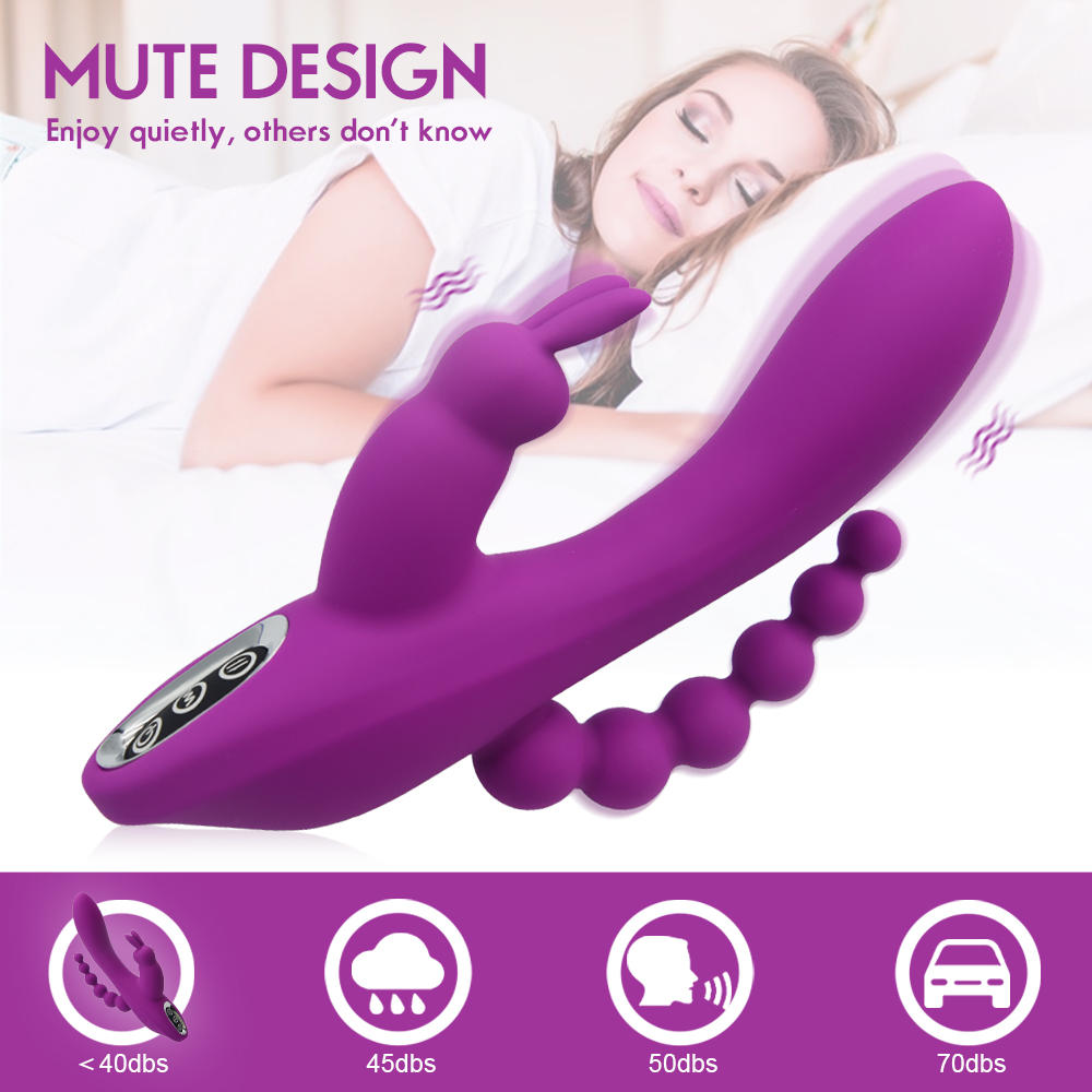 Hot Selling Amazon Silicone Dildo 7 Speeds Vibration Vibrating Dildo Rabbit Vibrator Dildo Vagina Toys Sex Adult Sex Toys (5)