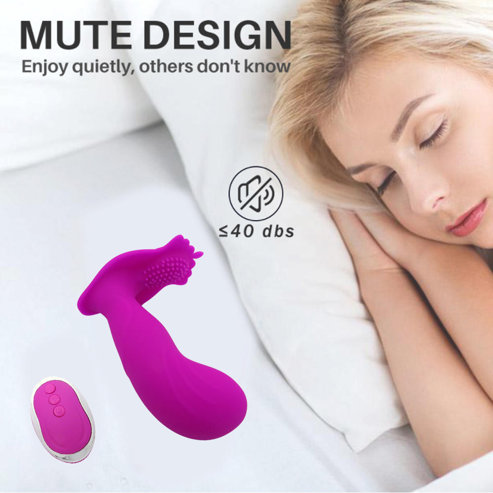 Wearable Vibrator Clitoris and G-Spot Stimulator Remote Control Vibrate Masturbation Dildo Toys for Adult (5)
