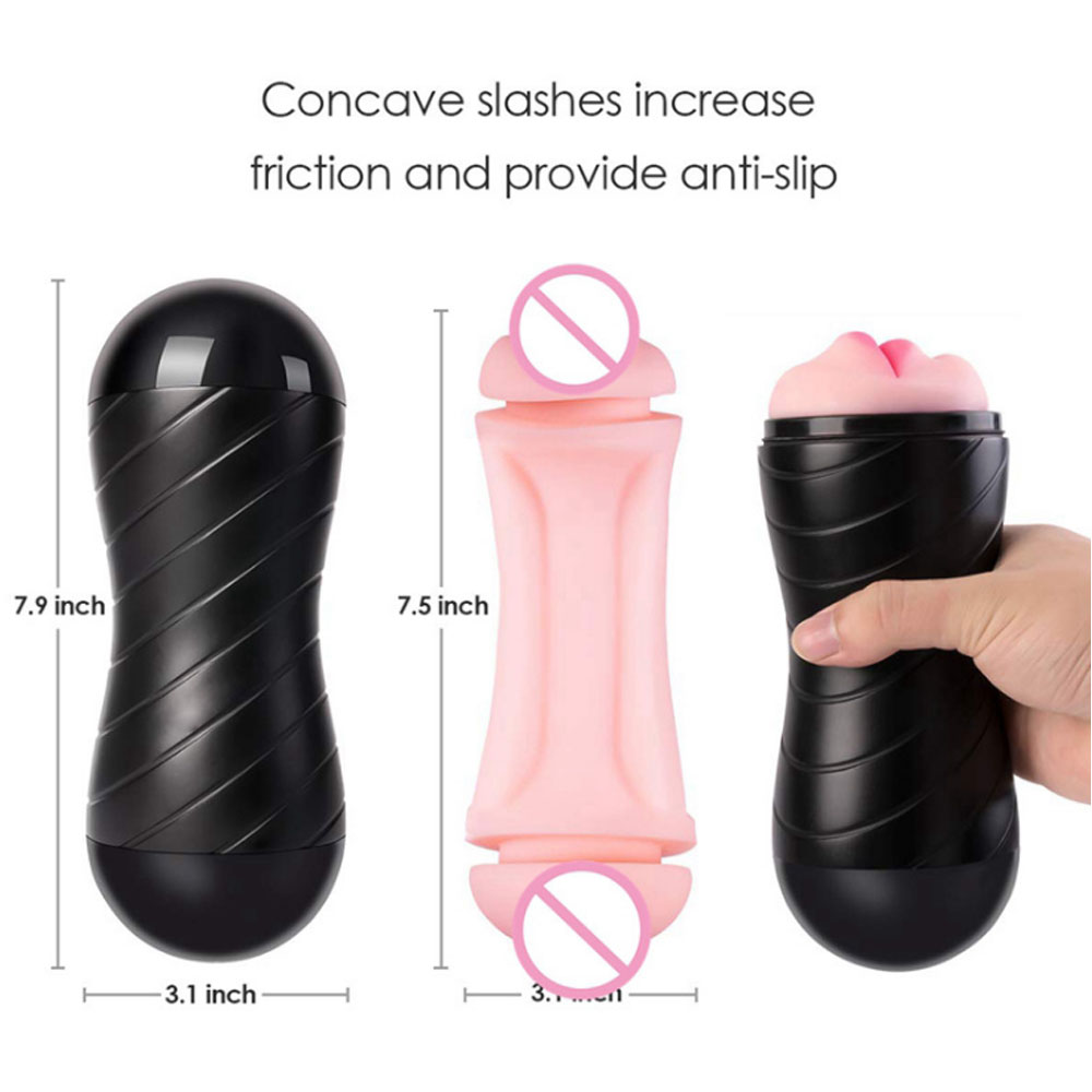 deep throat Mouth artificial vagina pussy adult male masturbator sex toys for men masturbating (2)