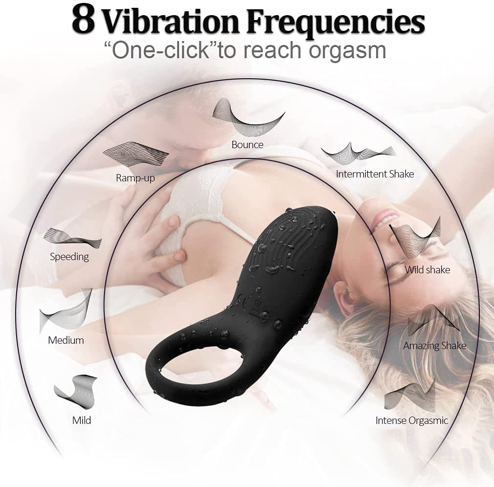 silicone penis ring mens vibrating rabbit sex toys cock penis ring for men, adult sex toys for woman (9)